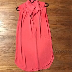 Salmon Collar Dress